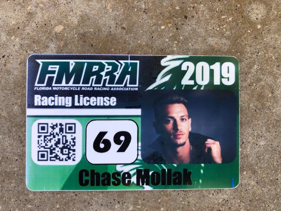 FMRRA race license